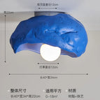 Bleu 40cm / Blanc froid