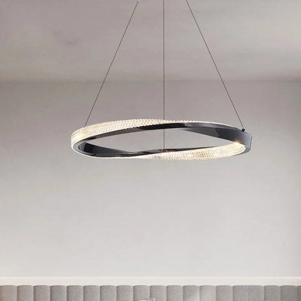 Lustre circulaire LED pour décoration intérieure moderne — LZ4X9QJ