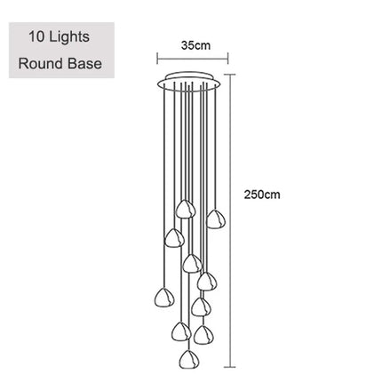 Suspension nordique en cristal pour décoration élégante — LZ4N7Q2