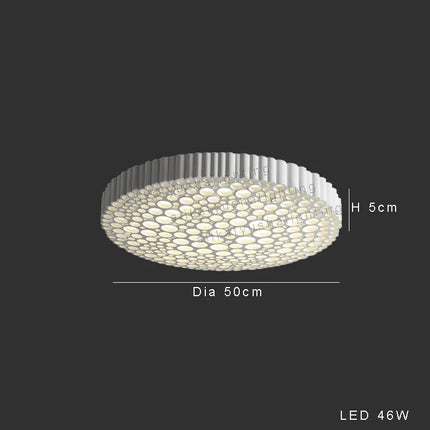 Plafonnier LED design nid d'abeille minimaliste et élégant — LZ4G7X2