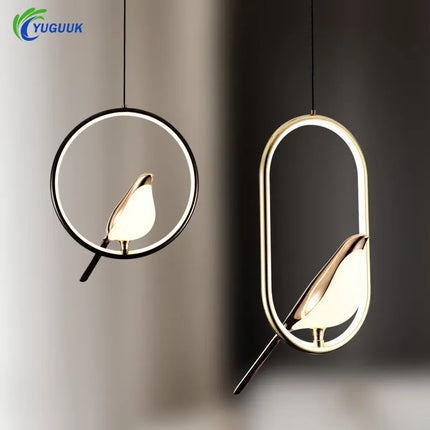 Suspension LED postmoderne nordique pour chambre et bureau — LZ4X9P2