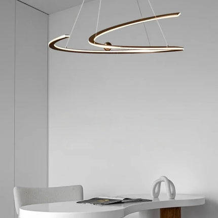 Suspension italienne minimaliste à lignes irrégulières pour intérieur moderne — LZ4X9J