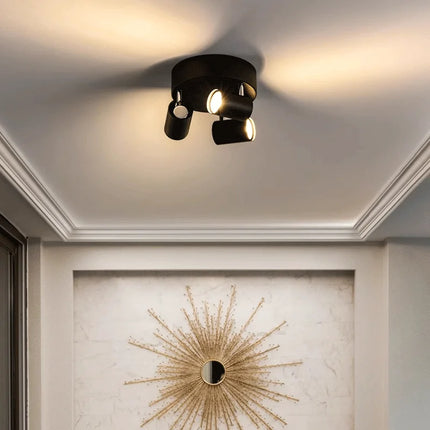 Spot LED sur rail pour éclairage intérieur avec ampoule remplaçable — LZ4X9M
