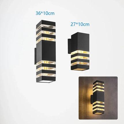 Applique murale LED étanche avec détecteur pour intérieur et extérieur — LZ4X9P2