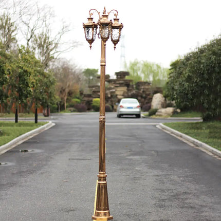 Lampadaire LED extérieur style industriel européen pour jardin et route — LZ4X9T2