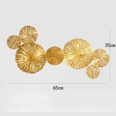 Applique murale LED dorée au design moderne pour intérieur — LZ4XJ7