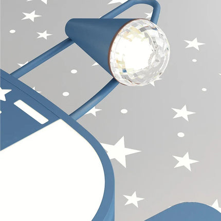 Plafonnier enfant avion avec ciel étoilé créatif — LZ4X9T