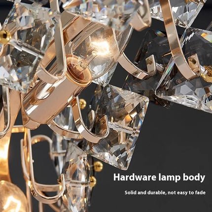 Lustre en cristal au design minimaliste pour intérieur élégant — LZ4X9P2