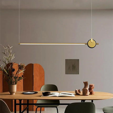 Lustre minimaliste en acrylique pour bureau et espace de travail — LZ4G7XQ