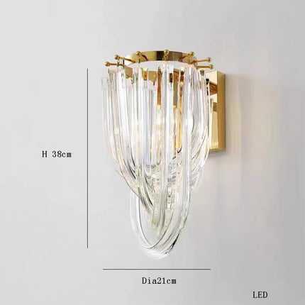 Lustre LED en verre au design moderne pour restaurant et hôtel — LZ4X9P