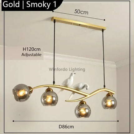 suspension design moderne forme oiseau scandinave décoratif winfordo