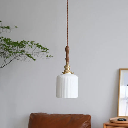 Suspension LED en céramique japonaise pour cuisine et restaurant — LZ4T9XQ