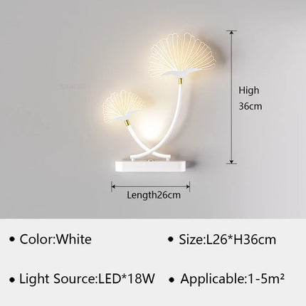 Applique murale LED au design moderne pour décoration intérieure élégante — LZ4P9XQ