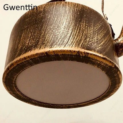 Suspension en fer au design moderne pour décoration industrielle — LZ4X9T
