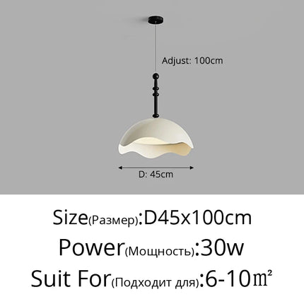 Plafonnier créatif haut de gamme en coquille d'œuf pour chambre girly — LZ4X9P2Q