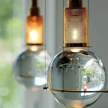 Suspension boule de cristal au design nordique moderne pour intérieur — LZ4X9Q2