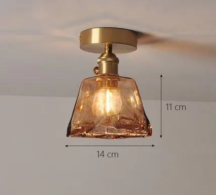 Plafonnier moderne en verre lumineux pour intérieur et extérieur — LZ4QX9