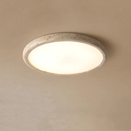 Plafonnier LED en travertin jaune naturel — LZ4X9P2
