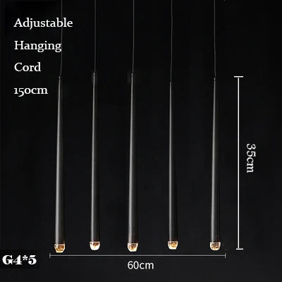 Lustre suspension nordique en cuivre pour villa — LZ4X9T2