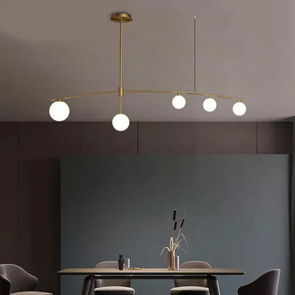 Lustre suspension en métal et verre pour cuisine — LZ4M9Q2