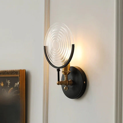 Applique murale rétro en verre pour éclairage contemporain — LZ4T9XQ