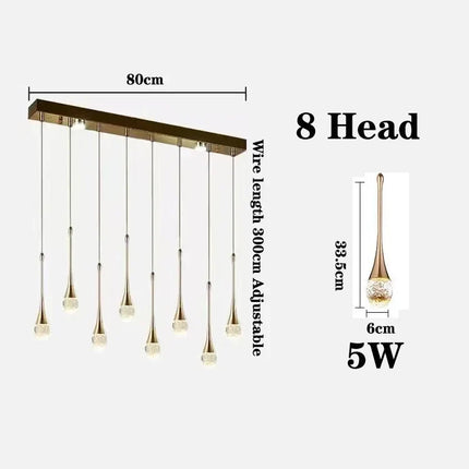 Lustre à bulles de cristal pour décoration moderne — LZ4X9Q7J