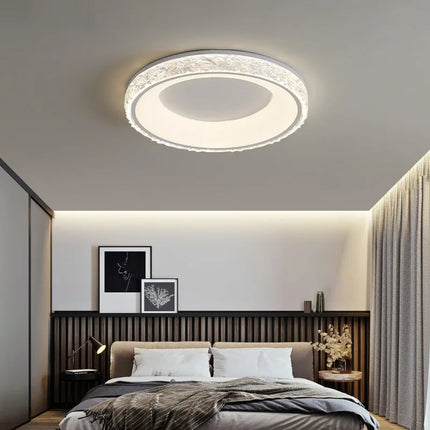 Lustre LED moderne avec télécommande pour intérieur élégant — LZ4N7Q2F