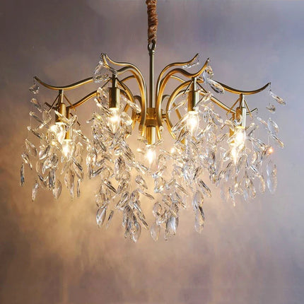 Lustre LED nordique en cristal de luxe — LZ7H9Q