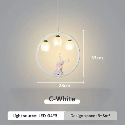 Suspension mignonne pour chambre de petite fille moderne — LZ4X9T