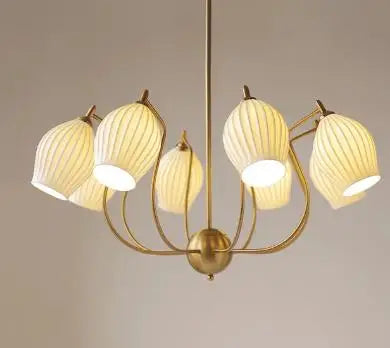 Lustre Bauhaus en céramique pour intérieur moderne et élégant — LZ4X9P