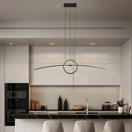 Suspension moderne avec éclairage LED pour maison connectée — LZ4P9XQ