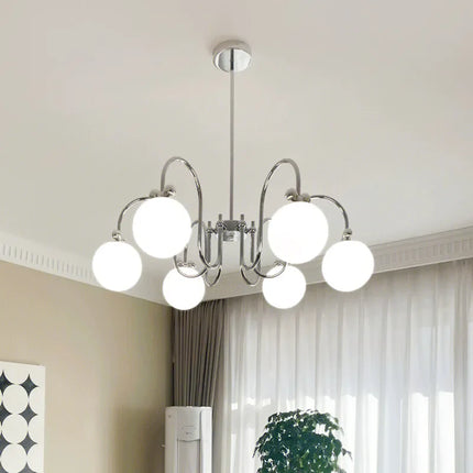 Lustre suspension LED en arc pour décoration intérieure élégante — LZ4X9P2