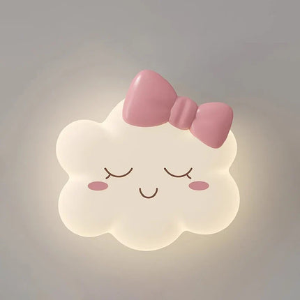 Plafonnier nuage rose pour chambre enfant romantique et chaleureuse — LZ4N7Q2J