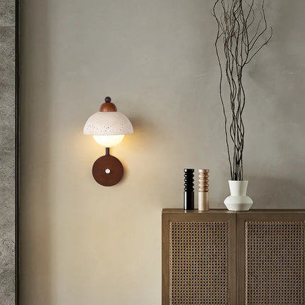 Applique murale décorative en pierre naturelle avec LED intégrée — LZ4X9P2
