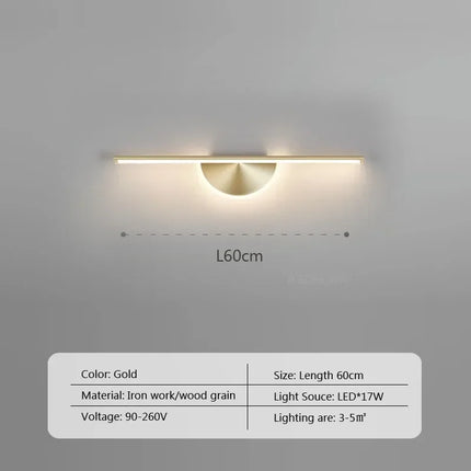 Applique murale LED moderne