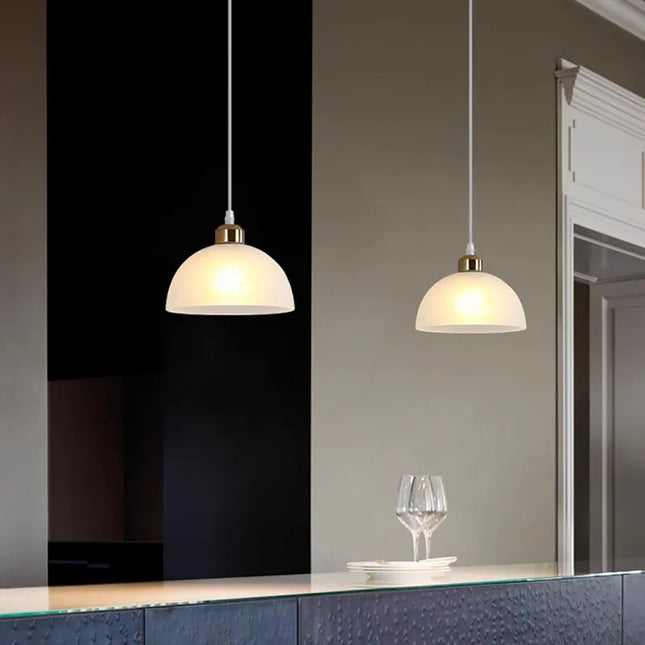 Suspension en verre au design nordique pour intérieur moderne — LZ4X9P