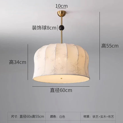 Lampe de bureau en bois massif style rétro romantique motif Nanyang — LZ4X9T1