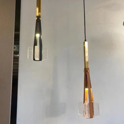 Lustre en cristal au design moderne pour bars et cafés — LZ4X9Q