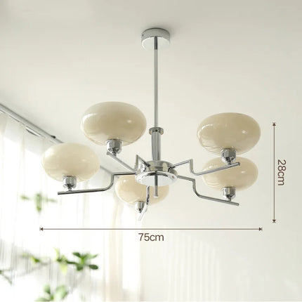 Lustre suspension en verre style Bauhaus pour décoration moderne — LZ4X9P