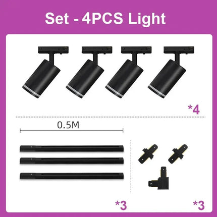 Spot LED pour éclairage intérieur décoratif complet — LZ4X9P2