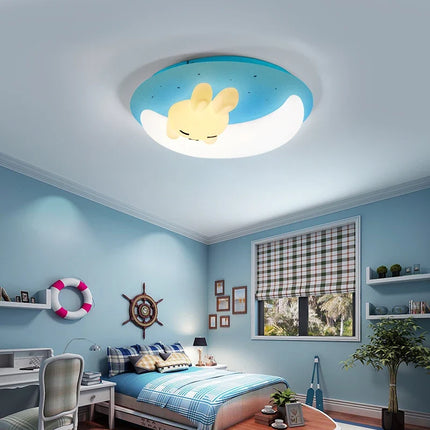 Plafonnier LED design nordique en forme de lapin pour intérieur — LZ4X9B2