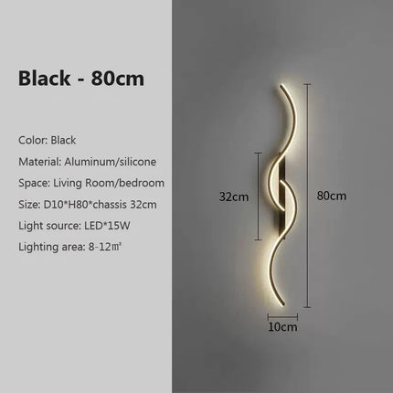 Applique murale LED au design moderne pour décoration intérieure élégante — LZ4X9T2
