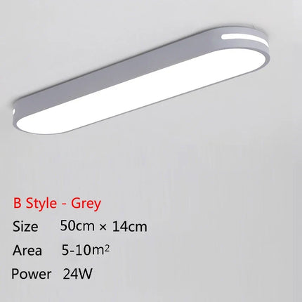 Plafonnier LED moderne pour balcons, couloirs, chambres et cuisine — LZ4X9P2