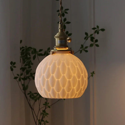 Suspension japonaise en céramique pour éclairage décoratif — LZ4N7Q2