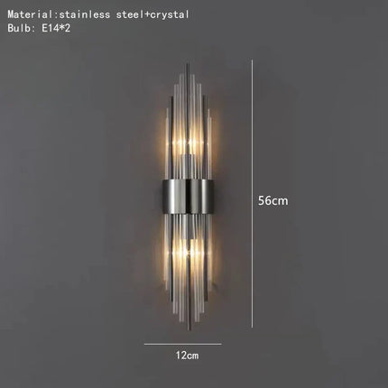 Applique murale moderne en verre pour mur TV — LZ4X9P2
