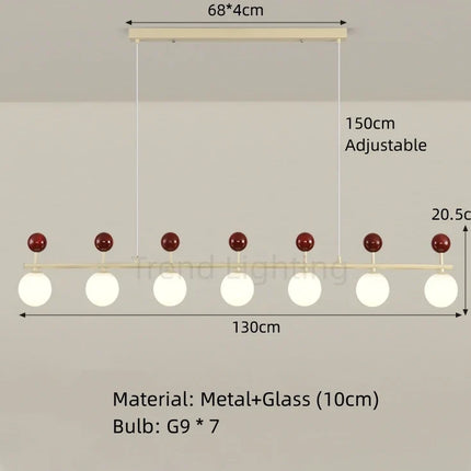 Lustre en verre et métal au design dynamique — LZ4XJ9