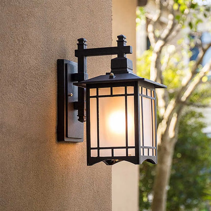 Applique murale extérieure style loft rétro pour jardin et balcon — LZ4X9T2