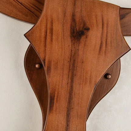 Applique murale LED en bois design animal vache vintage moderne — LZ4X9T2