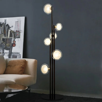 Lampadaire design nordique en verre pour décoration intérieure — LZ4X9T