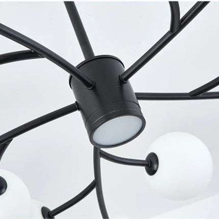 Lustre suspension LED en verre pour cuisine décorative — LZ4P9XJ